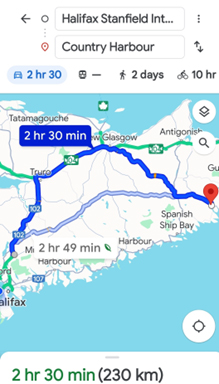 Country Harbour TAXI HALIFAX AIRPORT TRANSFER